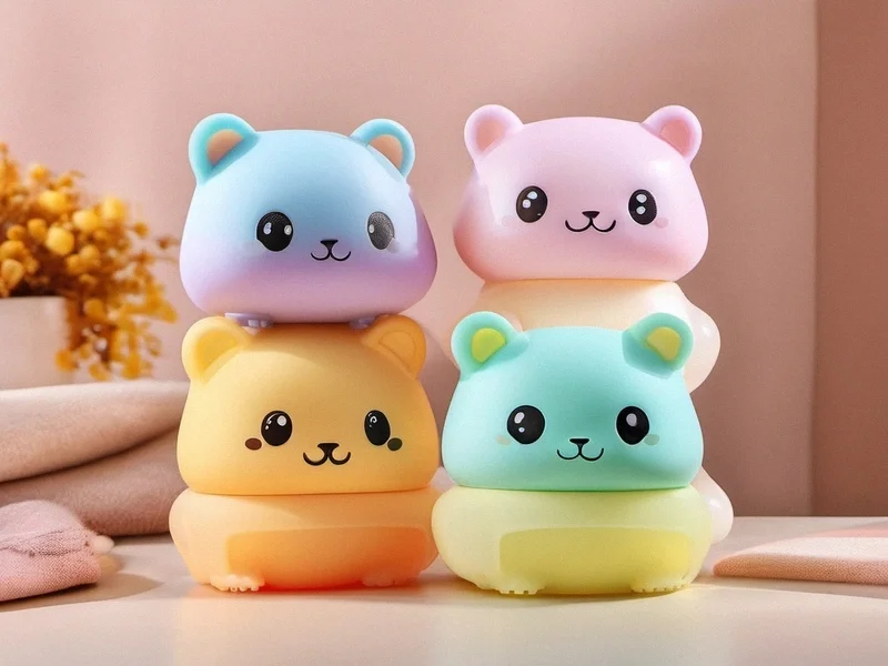JUYE TPE for toy figures uses a phthalate-free, halogen-free eco-friendly formula, easily passing EN71 and FDA tests, supporting two-color overmolding and full hardness customization from 0 to 100A, helping exported soft toy products stay safe, compliant, and vibrant.