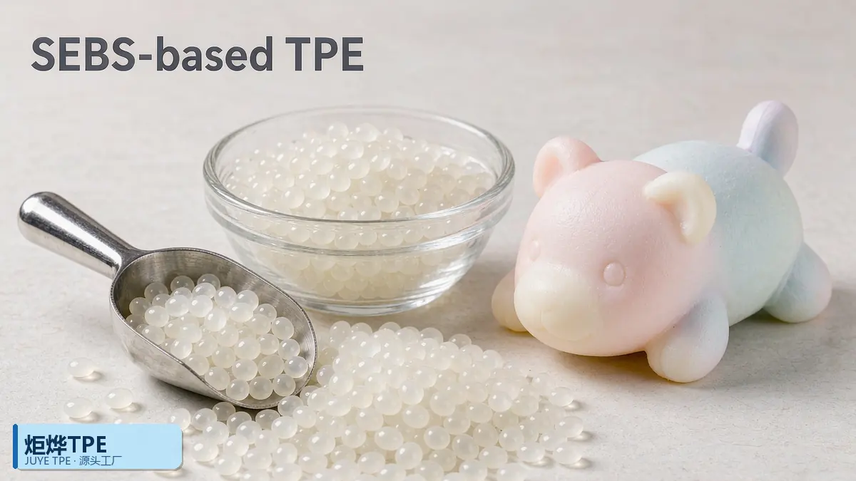 TPE squishy and stress toys: why SEBS-based TPE wins on Shore 00A 0–20A, tunable 0.3–3s rebound, 1/3–1/8 silicone cost, plus compliance for child toys.