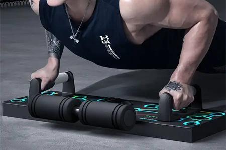 Anti-Slip and Shock-Absorbing Handles for Fitness Equipment
